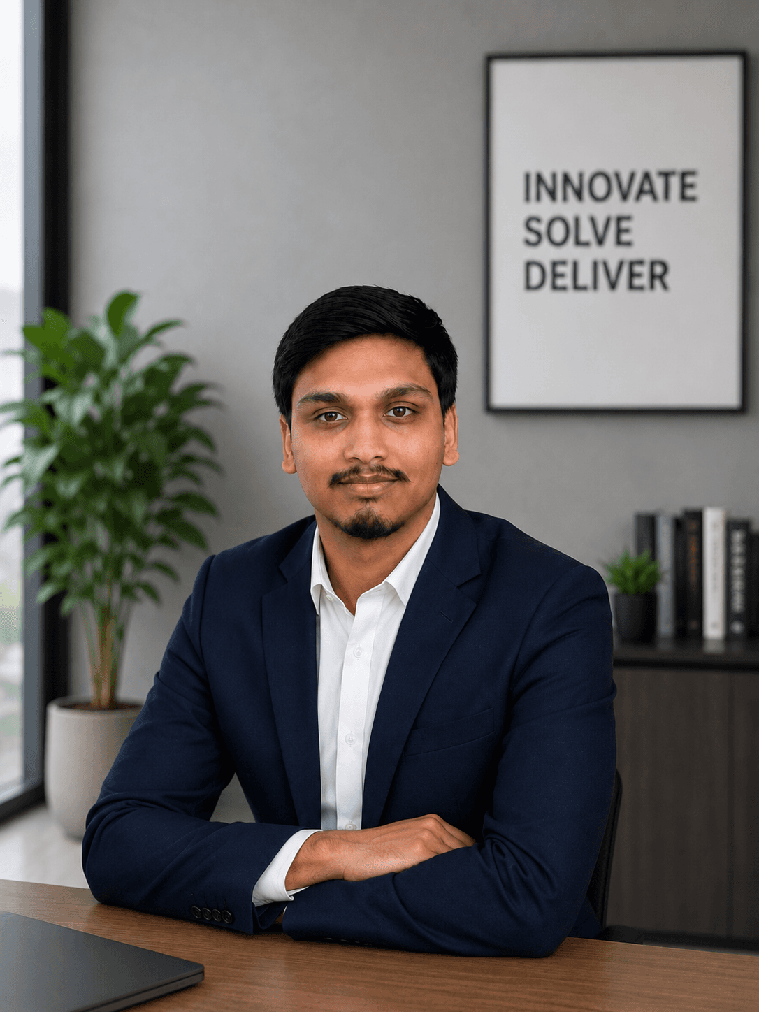 Portrait of Mayank Raj